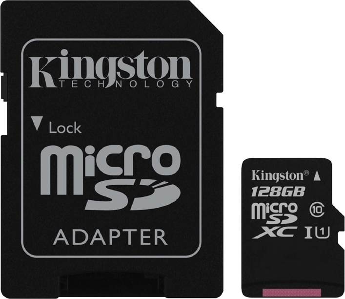 Κάρτα Μνήμης Kingston MICROSDXC 128GB CLASS 10 και Αντάπτορας SD SDC10G2/128GB Κάρτα Μνήμης Kingston MICROSDXC 128GB CLASS 10 και Αντάπτορας SD SDC10G2/128GB