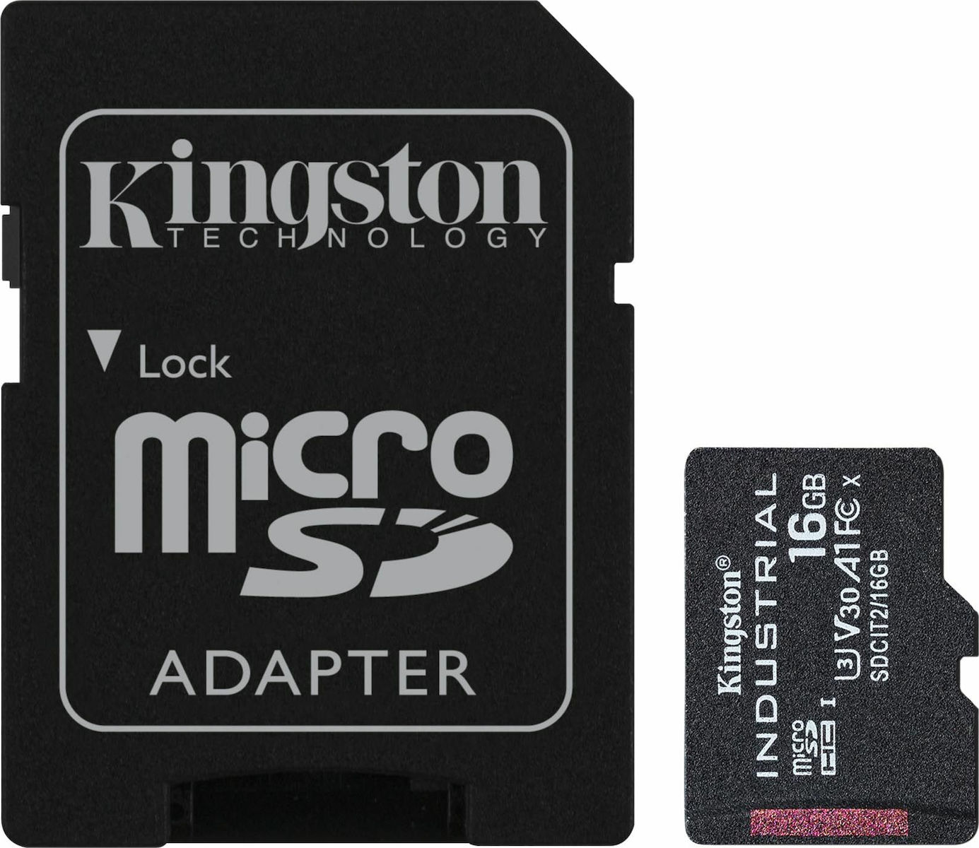 Κάρτα Μνήμης Kingston MICROSDXC 16GB CLASS 10 και Αντάπτορας SD Plus U1 80MB/s Κάρτα Μνήμης Kingston MICROSDXC 16GB CLASS 10 και Αντάπτορας SD Plus U1 80MB/s