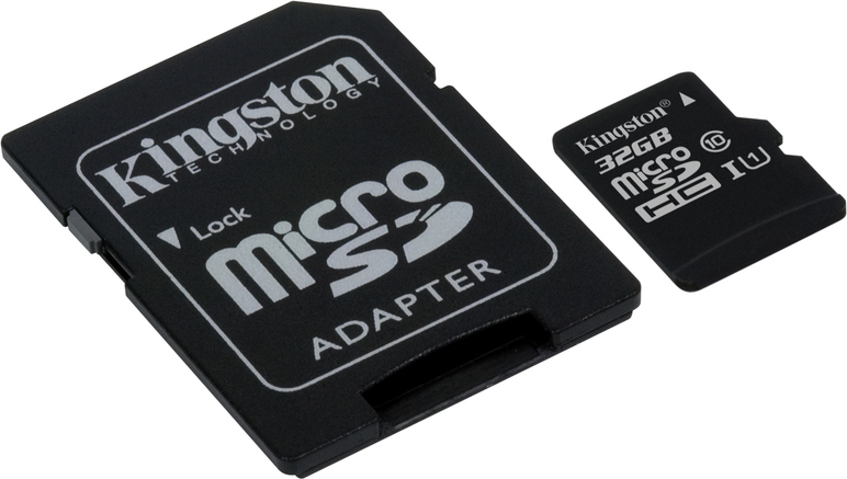 Κάρτα Μνήμης Kingston MICROSDXC 32GB CLASS 10 και Αντάπτορας SD Plus U1 80MB/s Κάρτα Μνήμης Kingston MICROSDXC 32GB CLASS 10 και Αντάπτορας SD Plus U1 80MB/s
