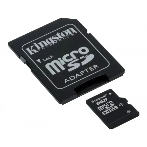 Κάρτα Μνήμης Kingston MICROSDXC 8GB CLASS 10 και Αντάπτορας SD Plus U1 80MB/s Κάρτα Μνήμης Kingston MICROSDXC 8GB CLASS 10 και Αντάπτορας SD Plus U1 80MB/s