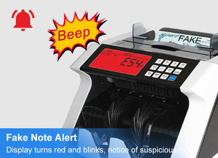 Καταμετρητής Χαρτονομισμάτων με Ταχύτητα 1000 ανά Λεπτό & Λειτουργία Ανίχνευσης Πλαστών Καταμετρητής Χαρτονομισμάτων με Ταχύτητα 1000 ανά Λεπτό & Λειτουργία Ανίχνευσης Πλαστών