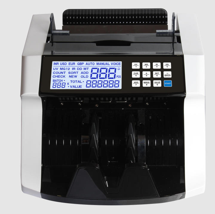 Καταμετρητής Χαρτονομισμάτων με Ταχύτητα 1000 ανά Λεπτό & Λειτουργία Ανίχνευσης Πλαστών Καταμετρητής Χαρτονομισμάτων με Ταχύτητα 1000 ανά Λεπτό & Λειτουργία Ανίχνευσης Πλαστών
