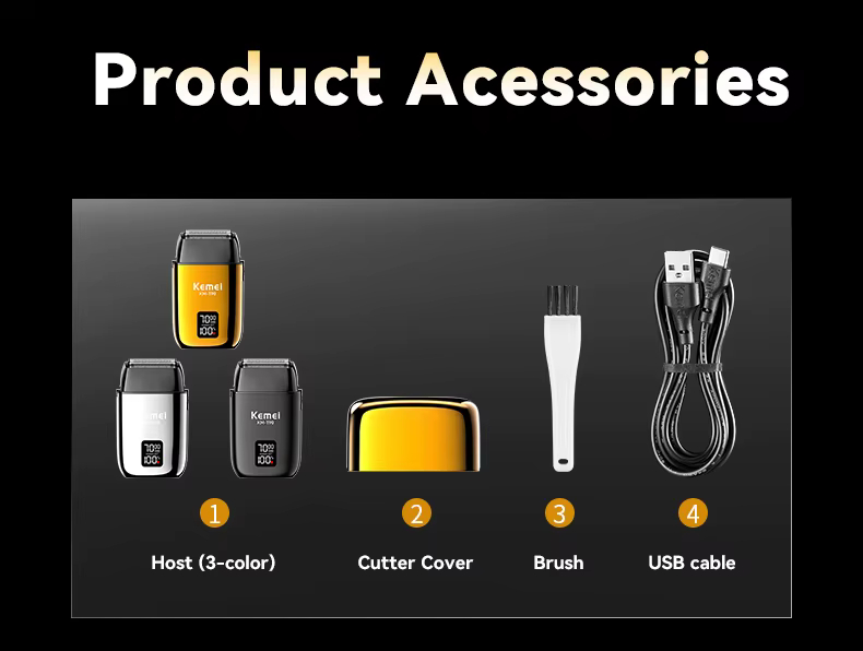 Kemei Επαναφορτιζόμενη Αδιάβροχη Κουρευτική Μηχανή με Οθόνη LCD & Φόρτιση USB Kemei Επαναφορτιζόμενη Αδιάβροχη Κουρευτική Μηχανή με Οθόνη LCD & Φόρτιση USB