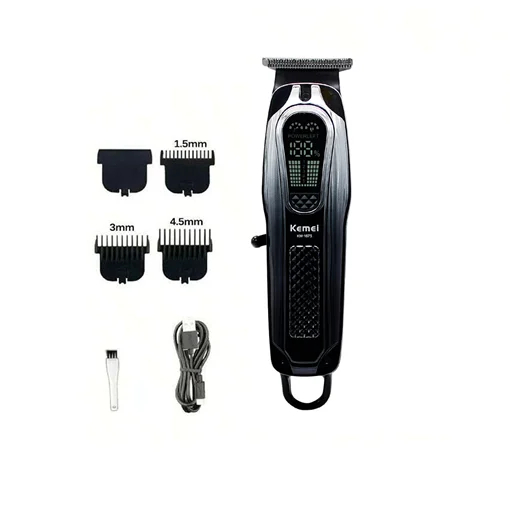 Kemei Επαναφορτιζόμενη Κουρευτική Μηχανή με Οθόνη LCD Kemei Επαναφορτιζόμενη Κουρευτική Μηχανή με Οθόνη LCD