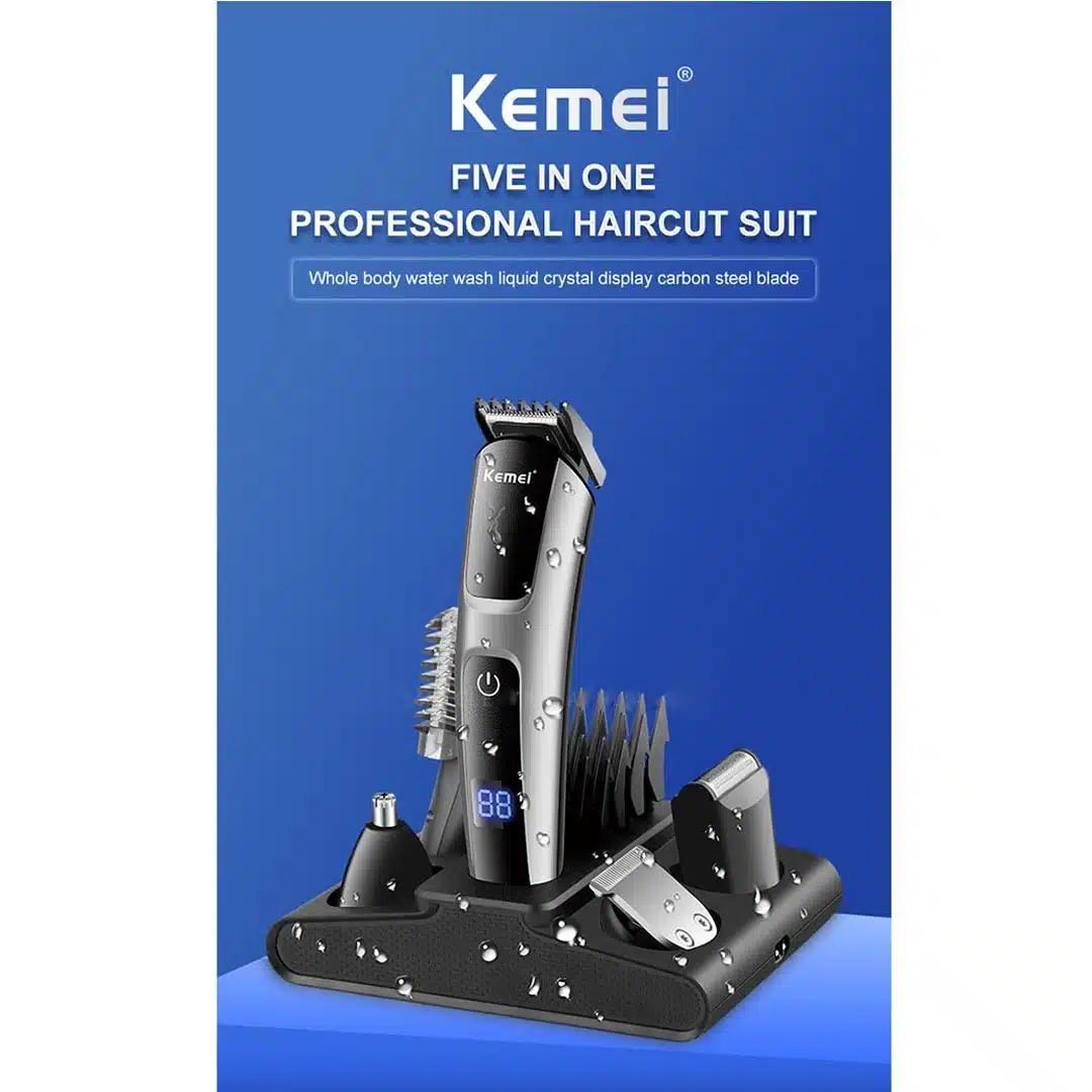 Kemei Επαναφορτιζόμενη Κουρευτική Μηχανή - Trimmer 12 σε 1 με Οθόνη LCD - Πλήρες Σετ Ανδρικής Περιποίησης Kemei Επαναφορτιζόμενη Κουρευτική Μηχανή - Trimmer 12 σε 1 με Οθόνη LCD - Πλήρες Σετ Ανδρικής Περιποίησης