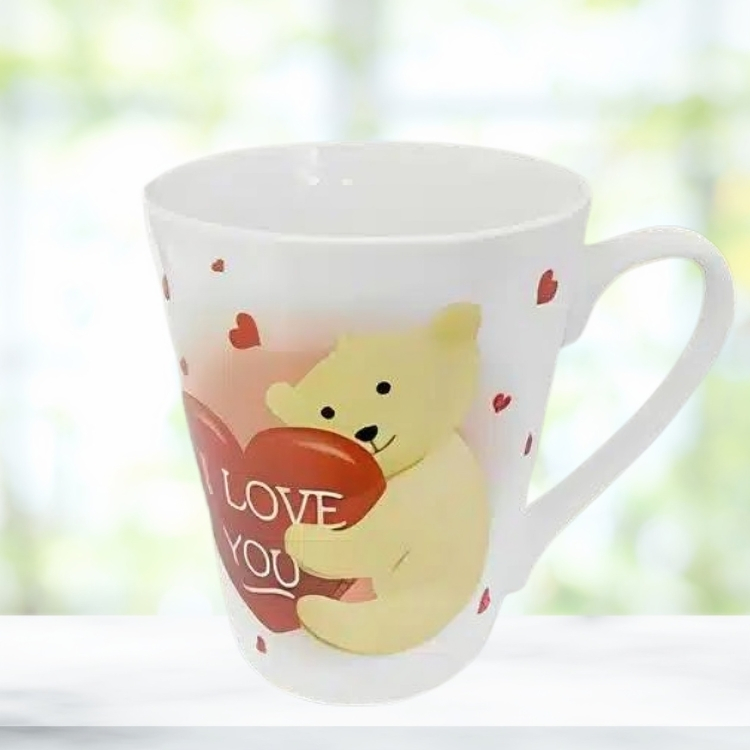 Κεραμική Κούπα Αγάπης 300mL - Λευκή με Διακόσμηση I Love You Κεραμική Κούπα Αγάπης 300mL - Λευκή με Διακόσμηση I Love You