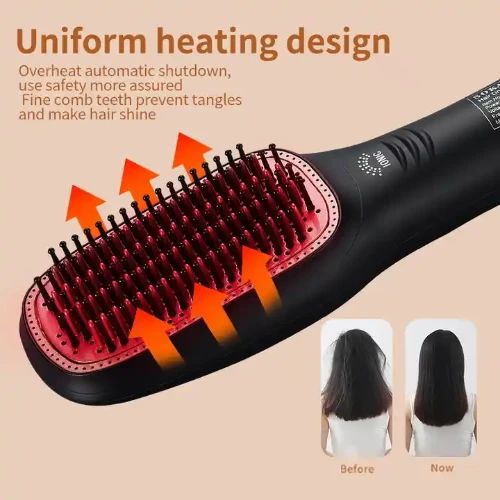 Κεραμική Θερμαινόμενη Βούρτσα Μαλλιών 1200W Ισιωτική με Τεχνολογία Ιόντων SOKANY SK-1915 Μαύρο-Ροζ Χρυσό Κεραμική Θερμαινόμενη Βούρτσα Μαλλιών 1200W Ισιωτική με Τεχνολογία Ιόντων SOKANY SK-1915 Μαύρο-Ροζ Χρυσό