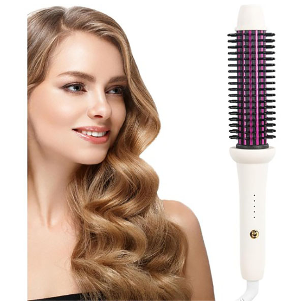 Κεραμική Θερμαινόμενη Βούρτσα Μαλλιών Andowl για Ίσιωμα και Μπούκλες Κεραμική Θερμαινόμενη Βούρτσα Μαλλιών Andowl για Ίσιωμα και Μπούκλες
