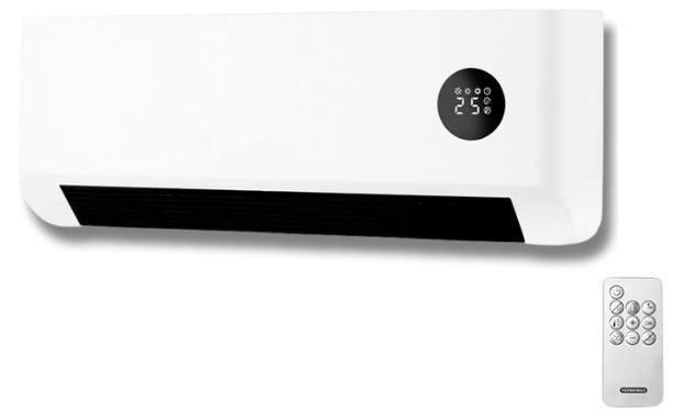 Κεραμικό Αερόθερμο Τοίχου 2000W με Τηλεχειριστήριο - Hoomei Κεραμικό Αερόθερμο Τοίχου 2000W με Τηλεχειριστήριο - Hoomei