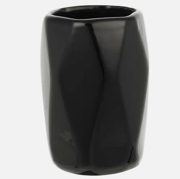 Κεραμικό Σετ Μπάνιου 4 Τεμαχίων Μαύρο Κεραμικό Σετ Μπάνιου 4 Τεμαχίων Μαύρο