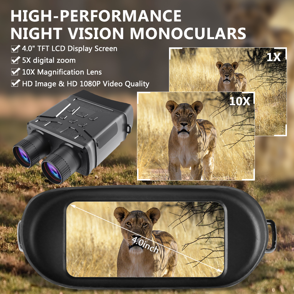 Κιάλια Νυχτερινής Λήψης με Οθόνη και Εγγραφή Εικόνας Βίντεο - Andowl Κιάλια Νυχτερινής Λήψης με Οθόνη και Εγγραφή Εικόνας Βίντεο - Andowl