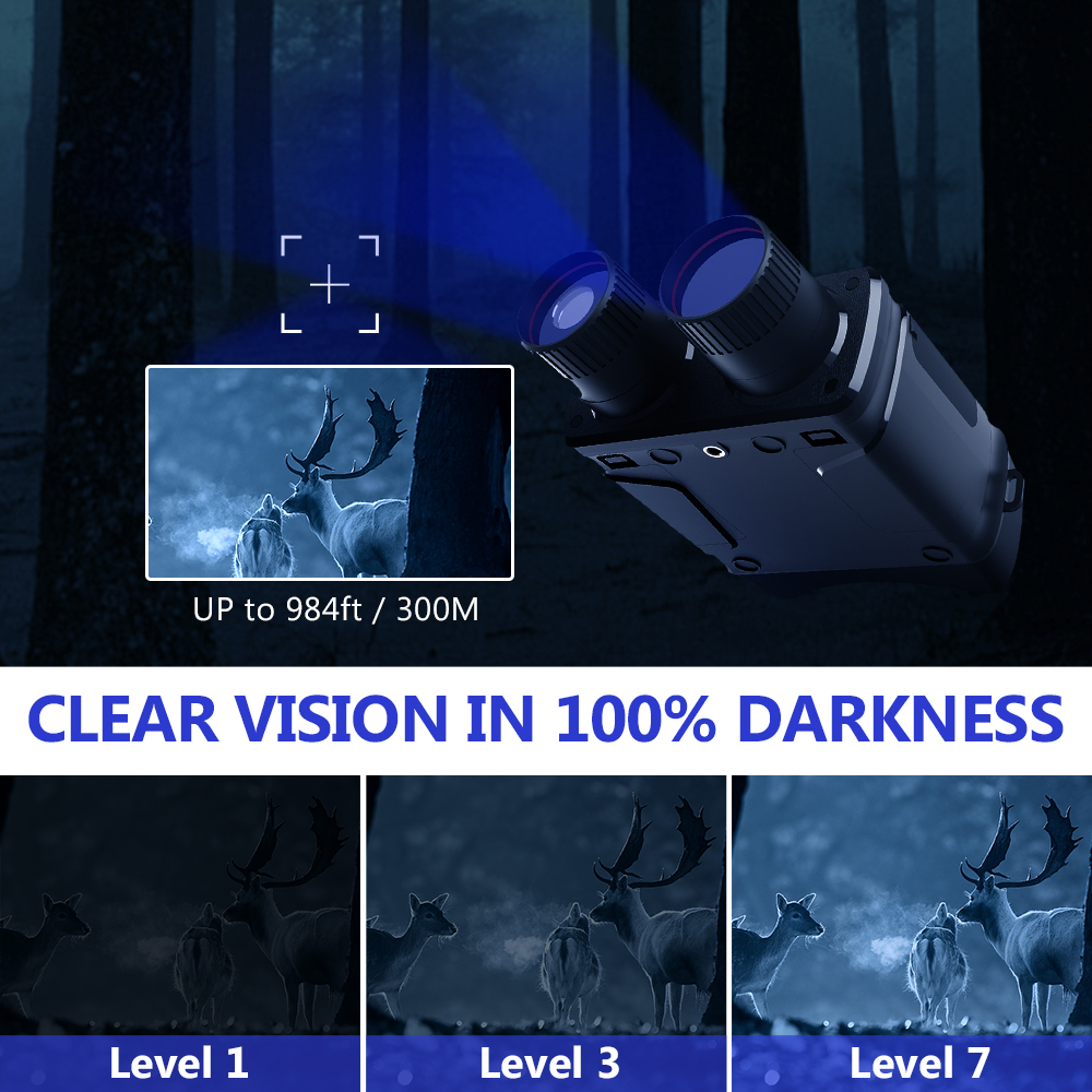 Κιάλια Νυχτερινής Λήψης με Οθόνη και Εγγραφή Εικόνας Βίντεο - Andowl Κιάλια Νυχτερινής Λήψης με Οθόνη και Εγγραφή Εικόνας Βίντεο - Andowl