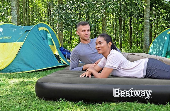 King Size Φουσκωτό Στρώμα Ύπνου Bestway Βελούδινο - Για Εσωτερικό - Εξωτερικό Χώρο - Camping - 203 x 152 x 22cm King Size Φουσκωτό Στρώμα Ύπνου Bestway Βελούδινο - Για Εσωτερικό - Εξωτερικό Χώρο - Camping - 203 x 152 x 22cm