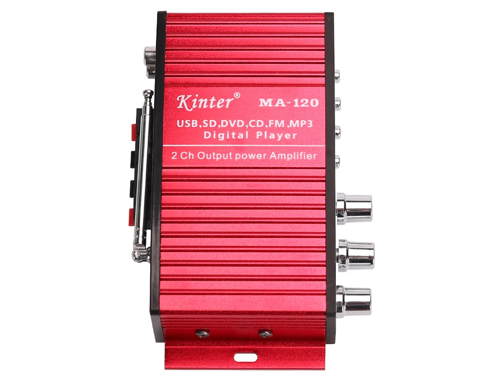 Kinter Mini Ραδιοενισχυτής - Ψηφιακή Συσκευή Αναπαραγωγής Ήχου με 2 Κανάλια & Τηλεκοντρόλ - Digital Audio Player 20W Kinter Mini Ραδιοενισχυτής - Ψηφιακή Συσκευή Αναπαραγωγής Ήχου με 2 Κανάλια & Τηλεκοντρόλ - Digital Audio Player 20W