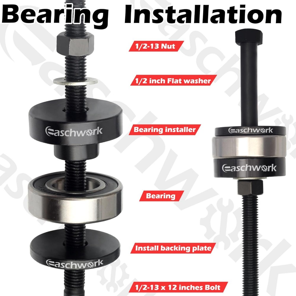 Κίτ Εισαγωγής -Εξαγωγής Ρουλεμάν Τροχού Μοτοσυκλέτας 14 Τεμάχια με Θήκη Μεταφοράς Κίτ Εισαγωγής -Εξαγωγής Ρουλεμάν Τροχού Μοτοσυκλέτας 14 Τεμάχια με Θήκη Μεταφοράς