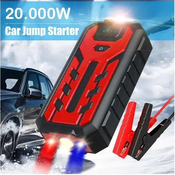 Κιτ Εκκίνησης Έκτακτης Ανάγκης Αυτοκινήτου Power Bank με LED Φακό & 2 USB Θύρες 20000 mAh Andowl Κιτ Εκκίνησης Έκτακτης Ανάγκης Αυτοκινήτου Power Bank με LED Φακό & 2 USB Θύρες 20000 mAh Andowl