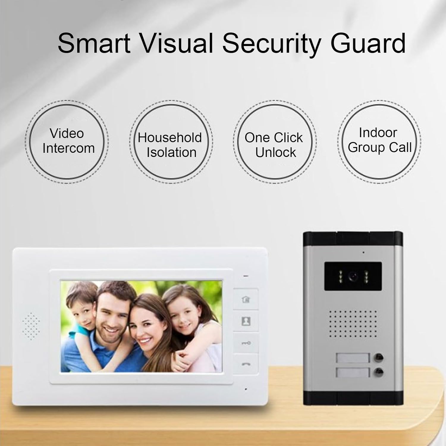 Κιτ Θυροτηλέφωνου με 2 Έγχρωμες Οθόνες LCD 7” & Υπέρυθρη Κάμερα Κιτ Θυροτηλέφωνου με 2 Έγχρωμες Οθόνες LCD 7” & Υπέρυθρη Κάμερα