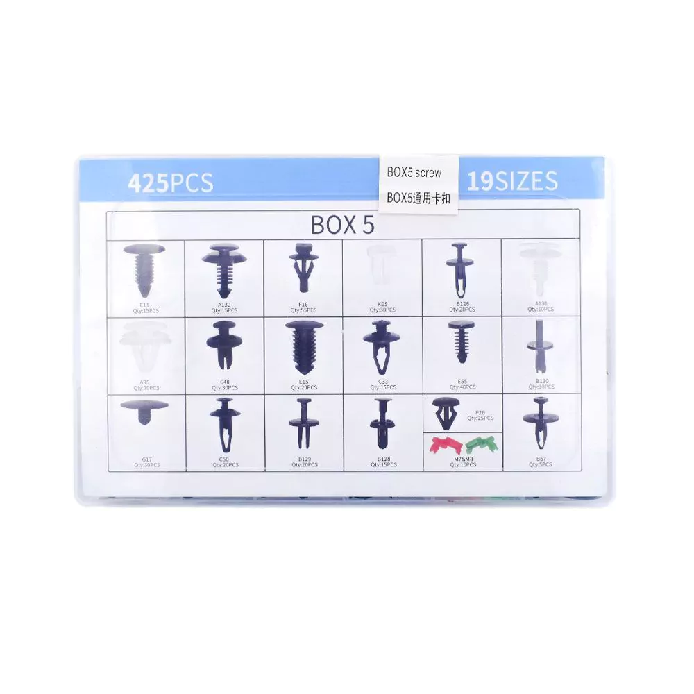 Κλιπ 19 Τύπων Σύνδεσης για Αυτοκίνητα – Προφυλακτήρα, Πάνελ Πόρτας, Πλαστικών Αυτοκινήτου 425τμχ Κλιπ 19 Τύπων Σύνδεσης για Αυτοκίνητα – Προφυλακτήρα, Πάνελ Πόρτας, Πλαστικών Αυτοκινήτου 425τμχ