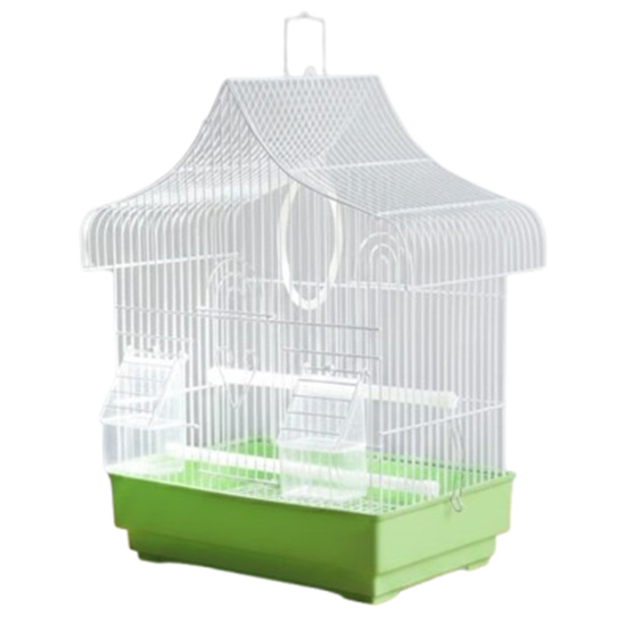 Κλουβί Πουλιών Μεταλλικό Πράσινο 33x23x36cm με Ταΐστρες και Παιχνίδι Κλουβί Πουλιών Μεταλλικό Πράσινο 33x23x36cm με Ταΐστρες και Παιχνίδι