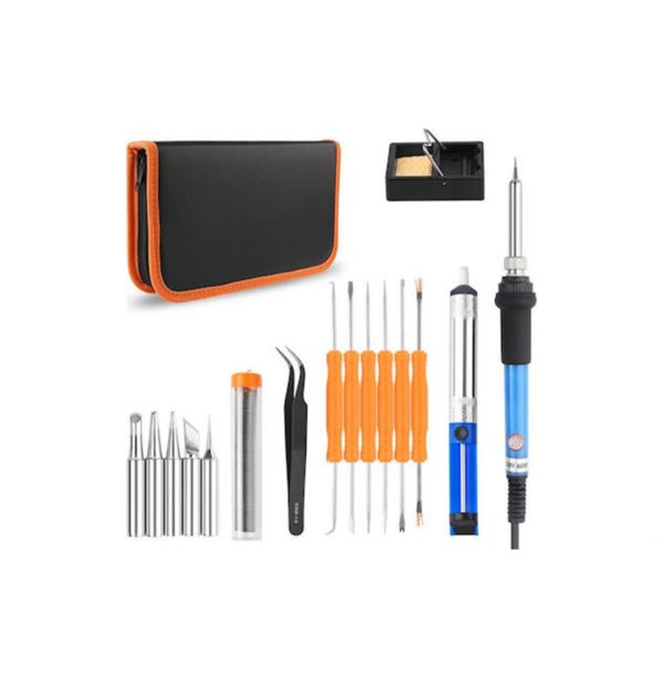 Κολλητήρι Ρεύματος 60W με Ρύθμιση Θερμοκρασίας και Θήκη - Κιτ Συγκόλλησης 7 in 1 Κολλητήρι Ρεύματος 60W με Ρύθμιση Θερμοκρασίας και Θήκη - Κιτ Συγκόλλησης 7 in 1