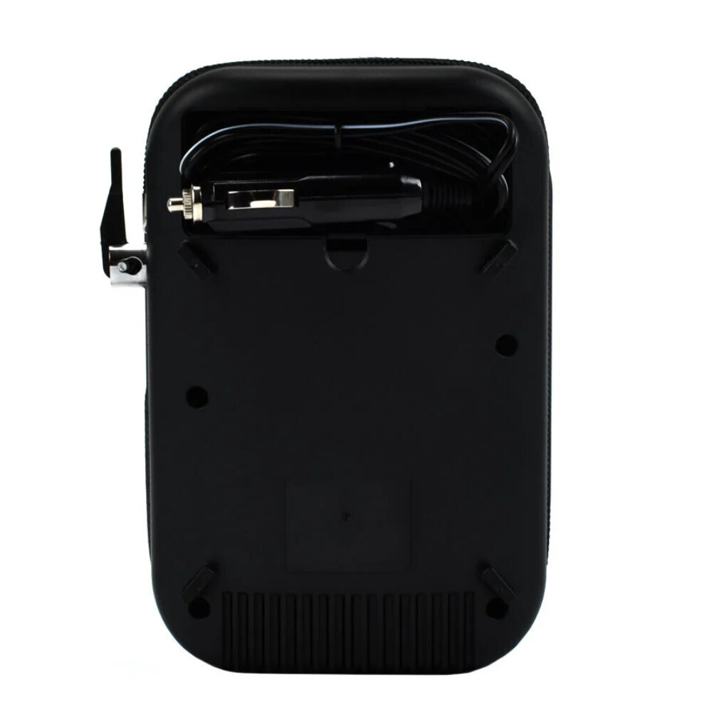 Κομπρεσέρ Αέρος-Τρόμπα Αυτοκινήτου με Καλώδιο Αναπτήρα και Μανόμετρο Andowl – Μαύρο 120W 12V Κομπρεσέρ Αέρος-Τρόμπα Αυτοκινήτου με Καλώδιο Αναπτήρα και Μανόμετρο Andowl – Μαύρο 120W 12V