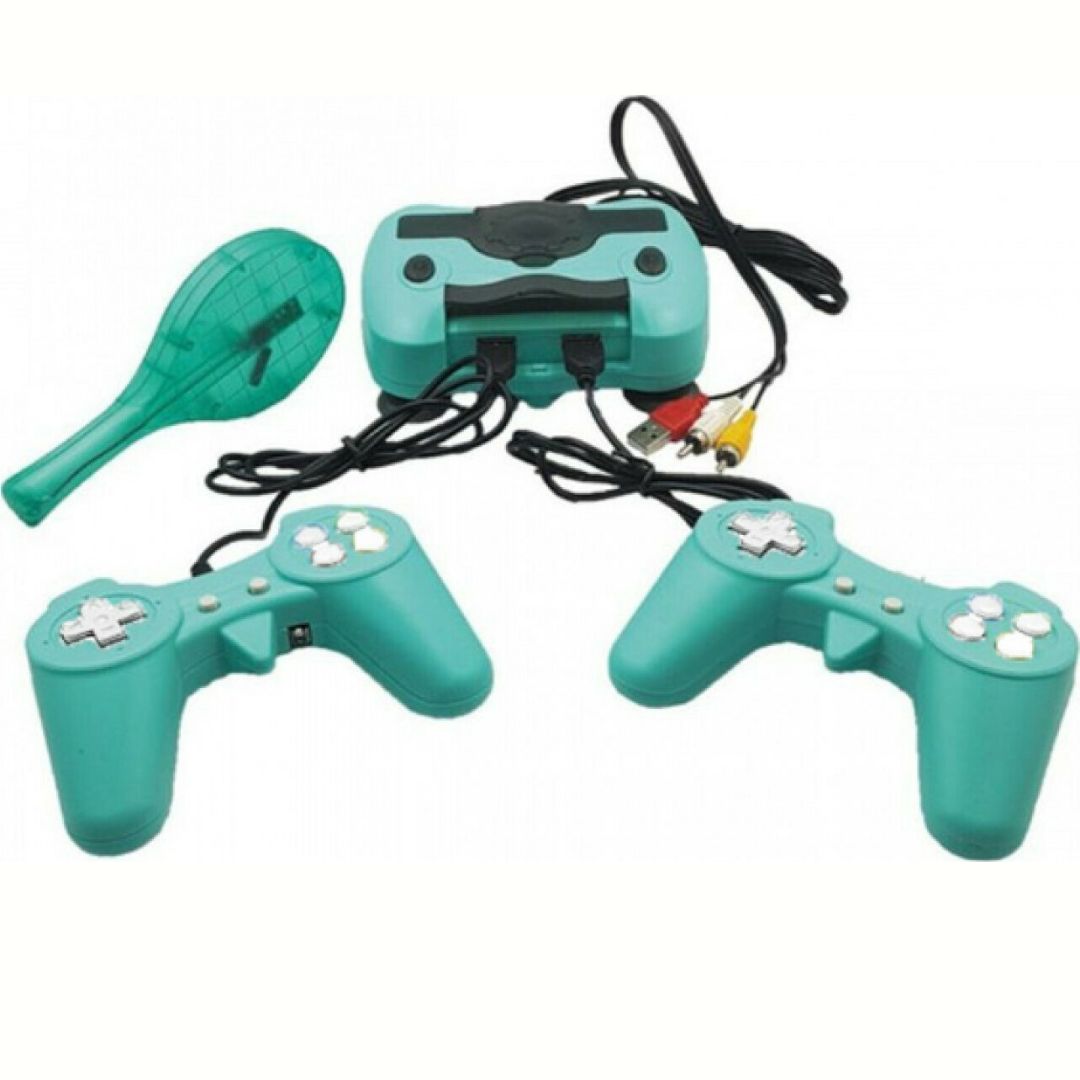 Κονσόλα 3000 Παιχνίδια 8bit με 2 Τηλεχειριστήρια & 1 Ασύρματη Ρακέτα - Παιχνιδομηχανή Interactive Tennis Game Κονσόλα 3000 Παιχνίδια 8bit με 2 Τηλεχειριστήρια & 1 Ασύρματη Ρακέτα - Παιχνιδομηχανή Interactive Tennis Game