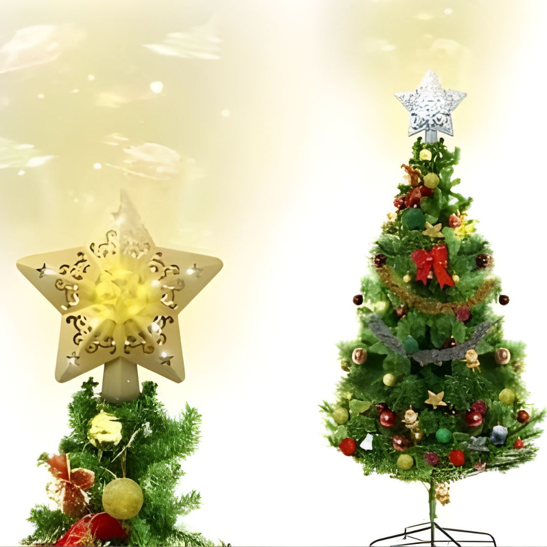 Κορυφή Χριστουγεννιάτικου Δέντρου Αστέρι - Προτζέκτορας με Σχέδια Κορυφή Χριστουγεννιάτικου Δέντρου Αστέρι - Προτζέκτορας με Σχέδια