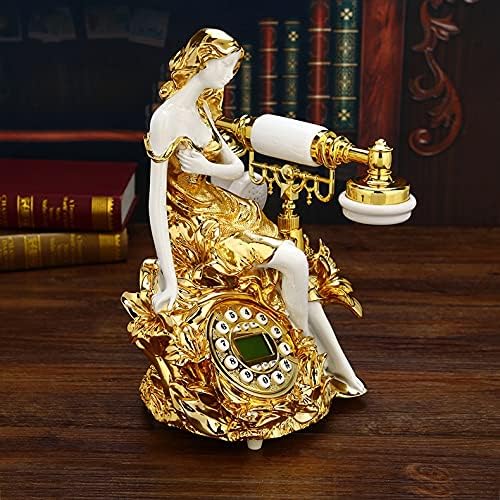 Κόσμημα Ρετρό Τηλεφωνική Συσκευή με Οθόνη LCD Αντίκα Χρυσό Κόσμημα Ρετρό Τηλεφωνική Συσκευή με Οθόνη LCD Αντίκα Χρυσό