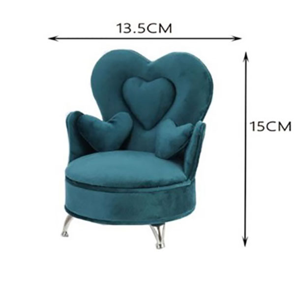 Κοσμηματοθήκη-Μπιζουτιέρα 13.5x15cm Πετρόλ Κοσμηματοθήκη-Μπιζουτιέρα 13.5x15cm Πετρόλ