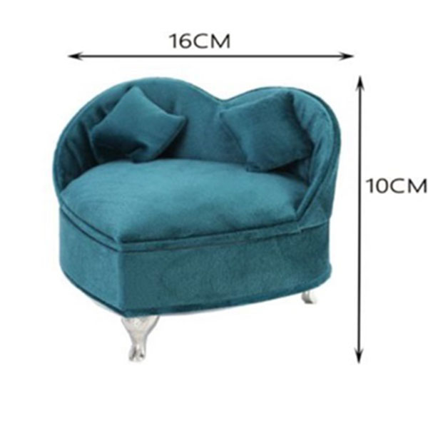 Κοσμηματοθήκη-Μπιζουτιέρα 16x10cm Πετρόλ Κοσμηματοθήκη-Μπιζουτιέρα 16x10cm Πετρόλ