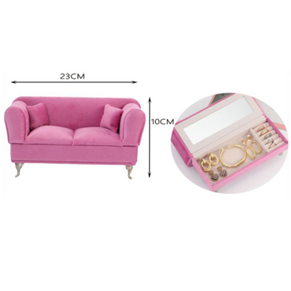 Κοσμηματοθήκη-Μπιζουτιέρα 23x10cm Ροζ Κοσμηματοθήκη-Μπιζουτιέρα 23x10cm Ροζ