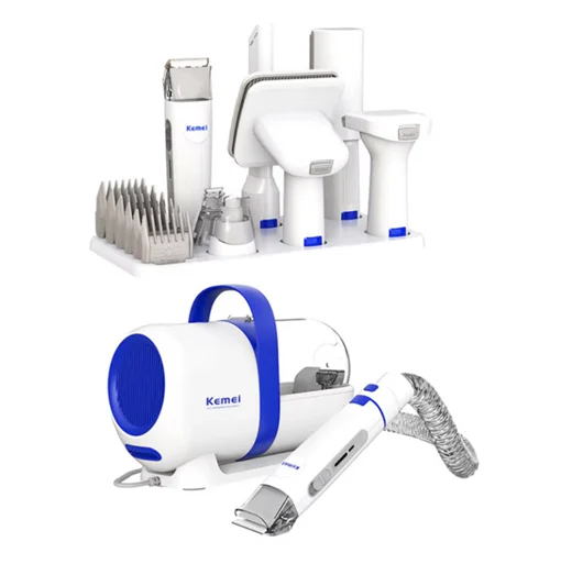 Κουρευτική Μηχανή για Σκύλους και Γάτες με Ηλεκτρική Σκούπα και Αθόρυβη Λειτουργία Kemei Κουρευτική Μηχανή για Σκύλους και Γάτες με Ηλεκτρική Σκούπα και Αθόρυβη Λειτουργία Kemei