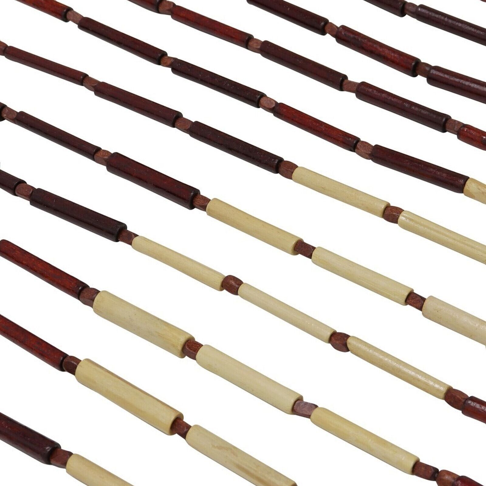 Κουρτίνα Πόρτας με Ξύλινες Χάντρες & Σχήματα 90 x 175cm Κουρτίνα Πόρτας με Ξύλινες Χάντρες & Σχήματα 90 x 175cm