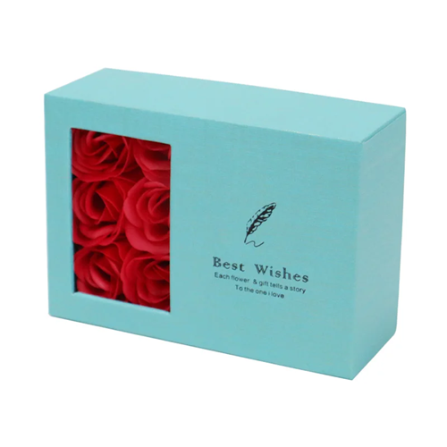 Κουτάκι δώρου με 6 Τριαντάφυλλα, Θήκη για Κόσμημα και Συσκευασία Δώρου 95x150x45mm Κουτάκι δώρου με 6 Τριαντάφυλλα, Θήκη για Κόσμημα και Συσκευασία Δώρου 95x150x45mm