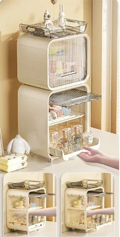 Κουτί Αποθήκευσης Οργάνωσης Κουζίνας 1 Θέσης με Δίσκο και Στραγγιστήρι 32x23x36 cm Λευκό Κουτί Αποθήκευσης Οργάνωσης Κουζίνας 1 Θέσης με Δίσκο και Στραγγιστήρι 32x23x36 cm Λευκό