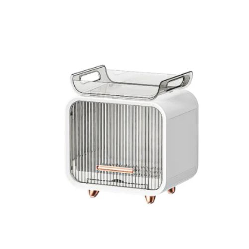 Κουτί Αποθήκευσης Οργάνωσης Κουζίνας 1 Θέσης με Δίσκο και Στραγγιστήρι 32x23x36 cm Λευκό Κουτί Αποθήκευσης Οργάνωσης Κουζίνας 1 Θέσης με Δίσκο και Στραγγιστήρι 32x23x36 cm Λευκό