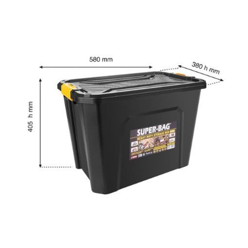 Κουτί Αποθήκευσης Πλαστικό 60lt Βαρέως Τύπου - Οργάνωσης Γενικής Χρήσης 58x38x40.5cm Κουτί Αποθήκευσης Πλαστικό 60lt Βαρέως Τύπου - Οργάνωσης Γενικής Χρήσης 58x38x40.5cm