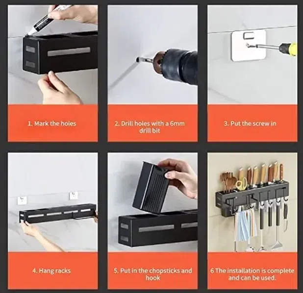 Κρεμαστή Μεταλλική Βάση Οργάνωσης Κουζίνας 60cm Μαύρη Κρεμαστή Μεταλλική Βάση Οργάνωσης Κουζίνας 60cm Μαύρη