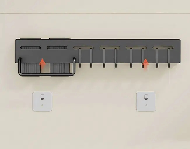Κρεμαστή Μεταλλική Βάση Οργάνωσης Κουζίνας 60cm Μαύρη Κρεμαστή Μεταλλική Βάση Οργάνωσης Κουζίνας 60cm Μαύρη