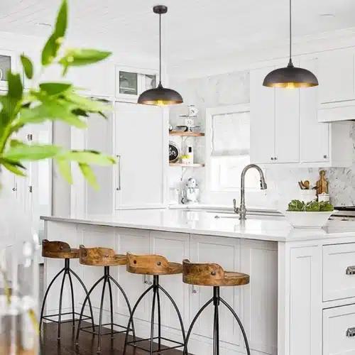 Κρεμαστό Φωτιστικό Οροφής E27 110-240V 60W 35x15x130cm Μαύρο/Χρυσό Κρεμαστό Φωτιστικό Οροφής E27 110-240V 60W 35x15x130cm Μαύρο/Χρυσό