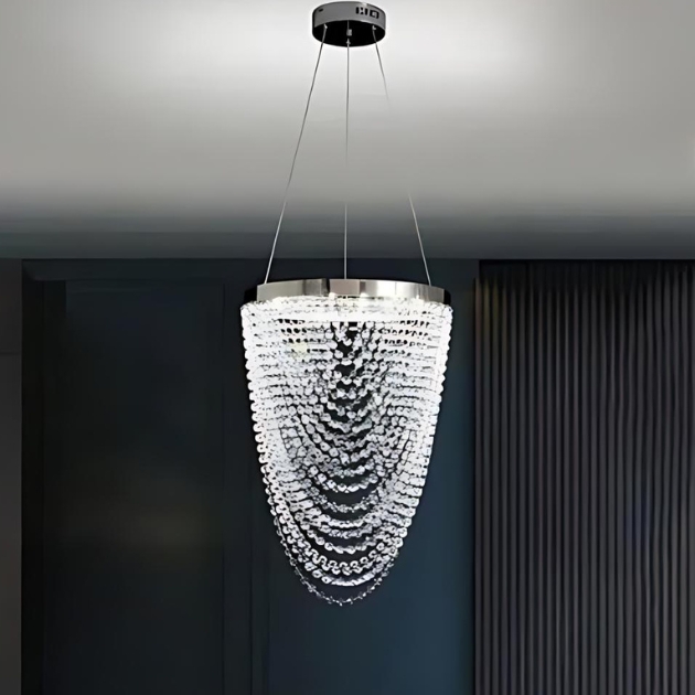 Κρεμαστό LED Φωτιστικό Οροφής 35W - Πολυέλαιος με Κρυστάλλους 6500K Κρεμαστό LED Φωτιστικό Οροφής 35W - Πολυέλαιος με Κρυστάλλους 6500K