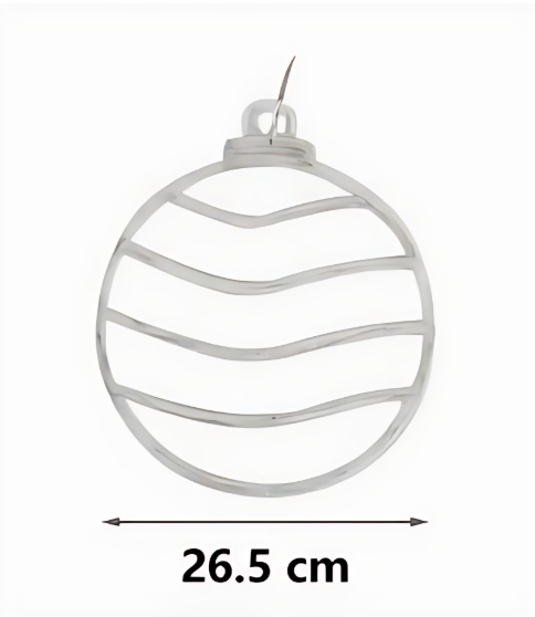 Κρεμαστό Χριστουγεννιάτικο Στολίδι 43 LED 26.5cm - Διακοσμητικό με Ζεστή Λάμψη Κρεμαστό Χριστουγεννιάτικο Στολίδι 43 LED 26.5cm - Διακοσμητικό με Ζεστή Λάμψη