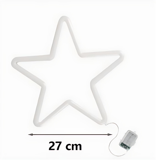 Κρεμαστό Χριστουγεννιάτικο Στολίδι Αστέρι με 26 LED RGB 27cm, IP44 Κρεμαστό Χριστουγεννιάτικο Στολίδι Αστέρι με 26 LED RGB 27cm, IP44