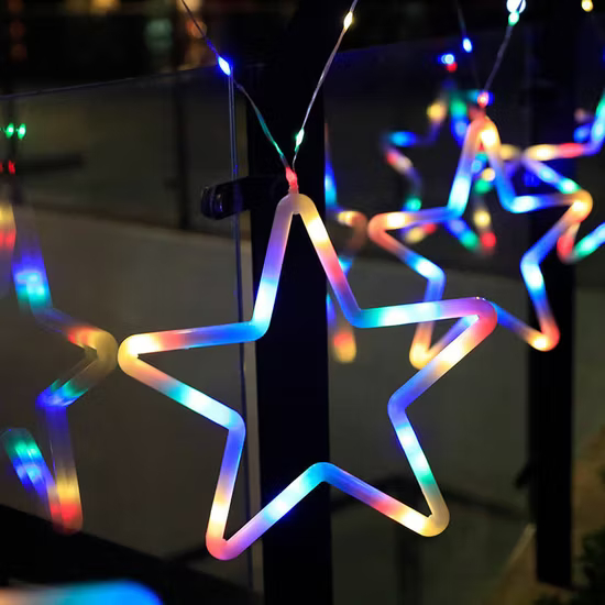Κρεμαστό Χριστουγεννιάτικο Στολίδι Αστέρι με 26 LED RGB 27cm, IP44 Κρεμαστό Χριστουγεννιάτικο Στολίδι Αστέρι με 26 LED RGB 27cm, IP44