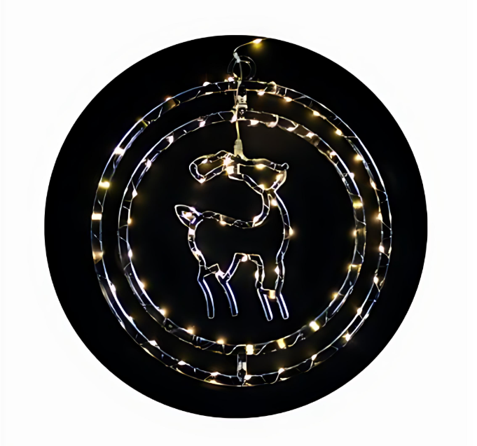 Κρεμαστό Χριστουγεννιάτικο Στολίδι Τάρανδος 72 LED 36cm Κρεμαστό Χριστουγεννιάτικο Στολίδι Τάρανδος 72 LED 36cm