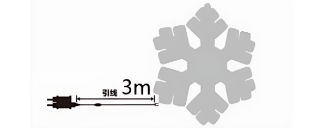 Κρεμαστό Χριστουγεννιάτικο Στολίδι Χιονονιφάδα με LED 60 x 60cm Κρεμαστό Χριστουγεννιάτικο Στολίδι Χιονονιφάδα με LED 60 x 60cm