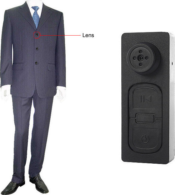 Κρυφή Κάμερα-Κουμπί 720P με Υποδοχή microSD Μαύρη Κρυφή Κάμερα-Κουμπί 720P με Υποδοχή microSD Μαύρη