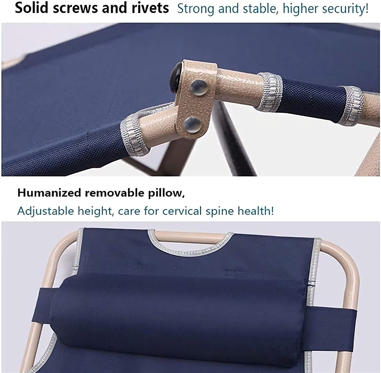 Ξαπλώστρα - Πολυθρόνα Παραλίας Πολλαπλών Θέσεων με Μεταλλικό Σκελετό Ξαπλώστρα - Πολυθρόνα Παραλίας Πολλαπλών Θέσεων με Μεταλλικό Σκελετό