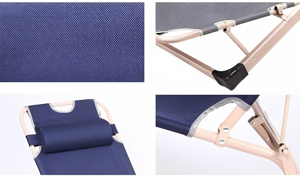 Ξαπλώστρα - Πολυθρόνα Παραλίας Πολλαπλών Θέσεων με Μεταλλικό Σκελετό Ξαπλώστρα - Πολυθρόνα Παραλίας Πολλαπλών Θέσεων με Μεταλλικό Σκελετό