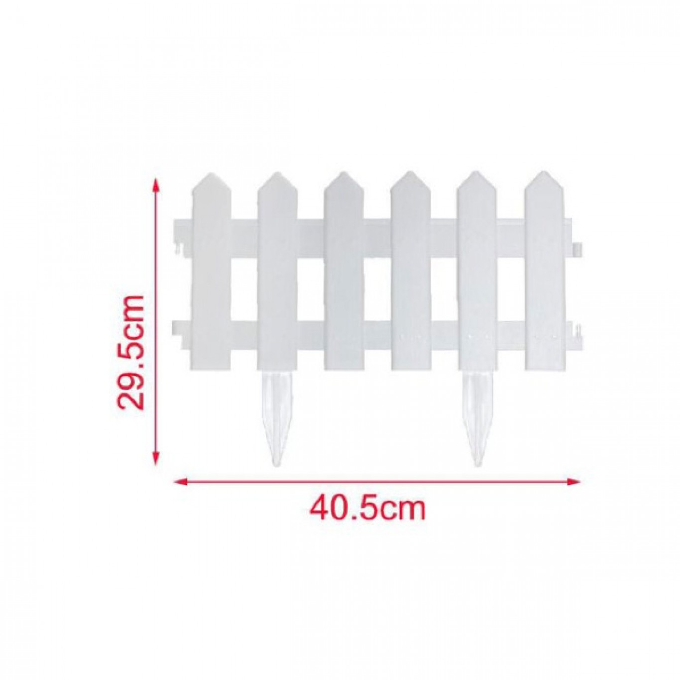 Ξύλινη Λευκή Μπορντούρα Κήπου 40.5 x 29.5cm για Παρτέρια & Γκαζόν Ξύλινη Λευκή Μπορντούρα Κήπου 40.5 x 29.5cm για Παρτέρια & Γκαζόν